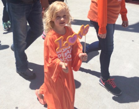 Gun Protest Little Girl